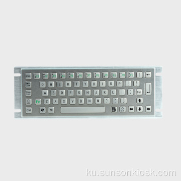 Keyboard Metal Braille with Touch Pad
